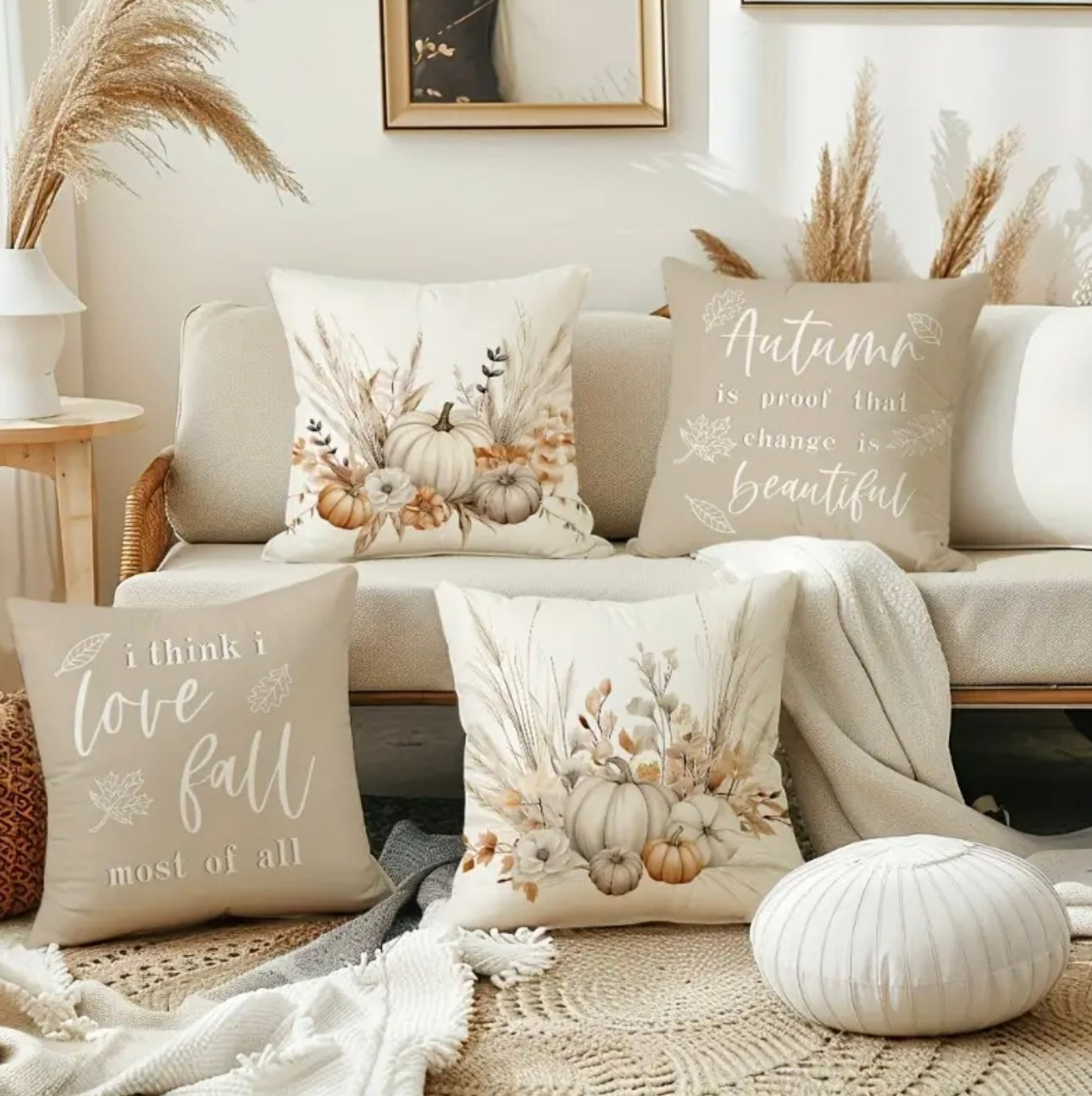 AUTUMN PILLOW CASE SET