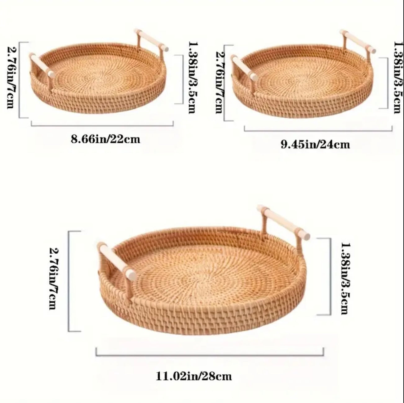 NATURAL WOVEN TRAY