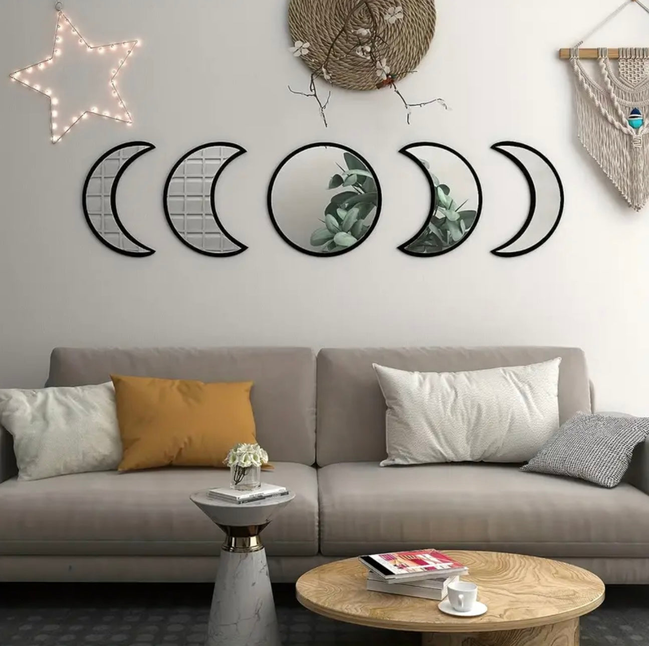 MOON SYTLE MIRROR SET