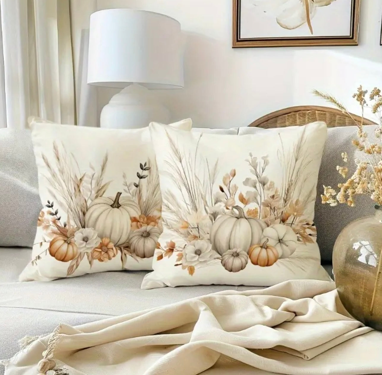 AUTUMN PILLOW CASE SET