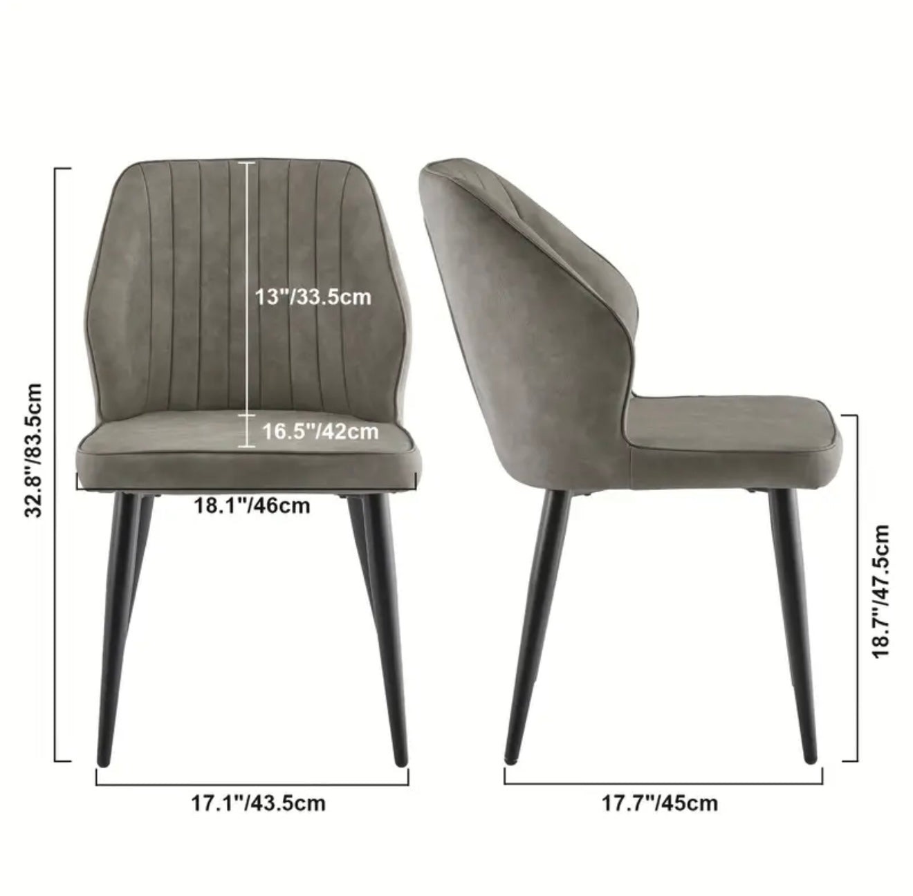 DINING CHAIRS SET OF 2