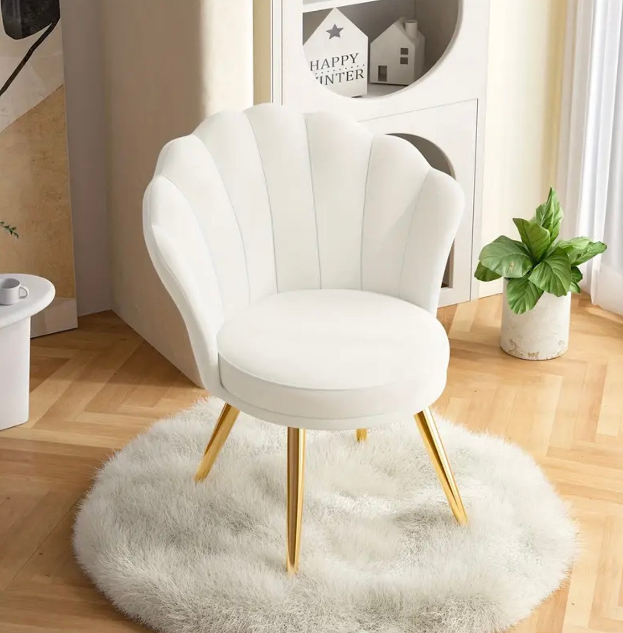 VELVET VANITY CHAIR