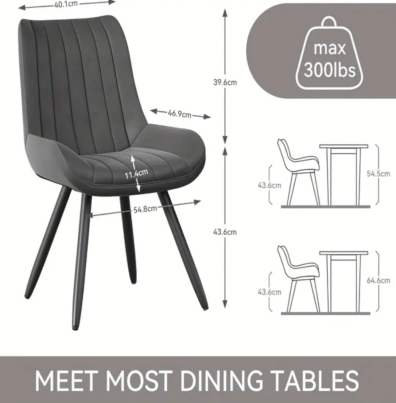 DINING CHAIRS SET OF 4