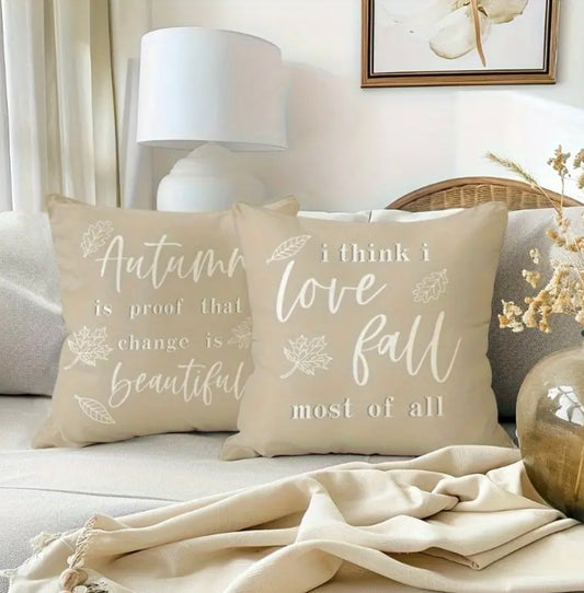 AUTUMN PILLOW CASE SET