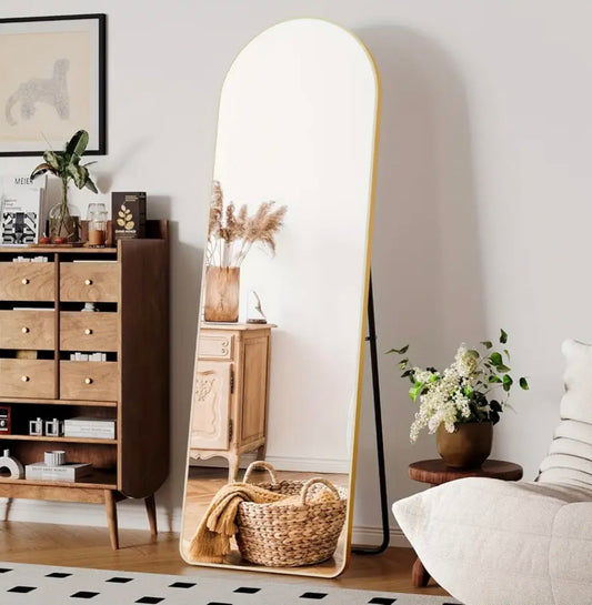 GOLD STANDING MIRROR