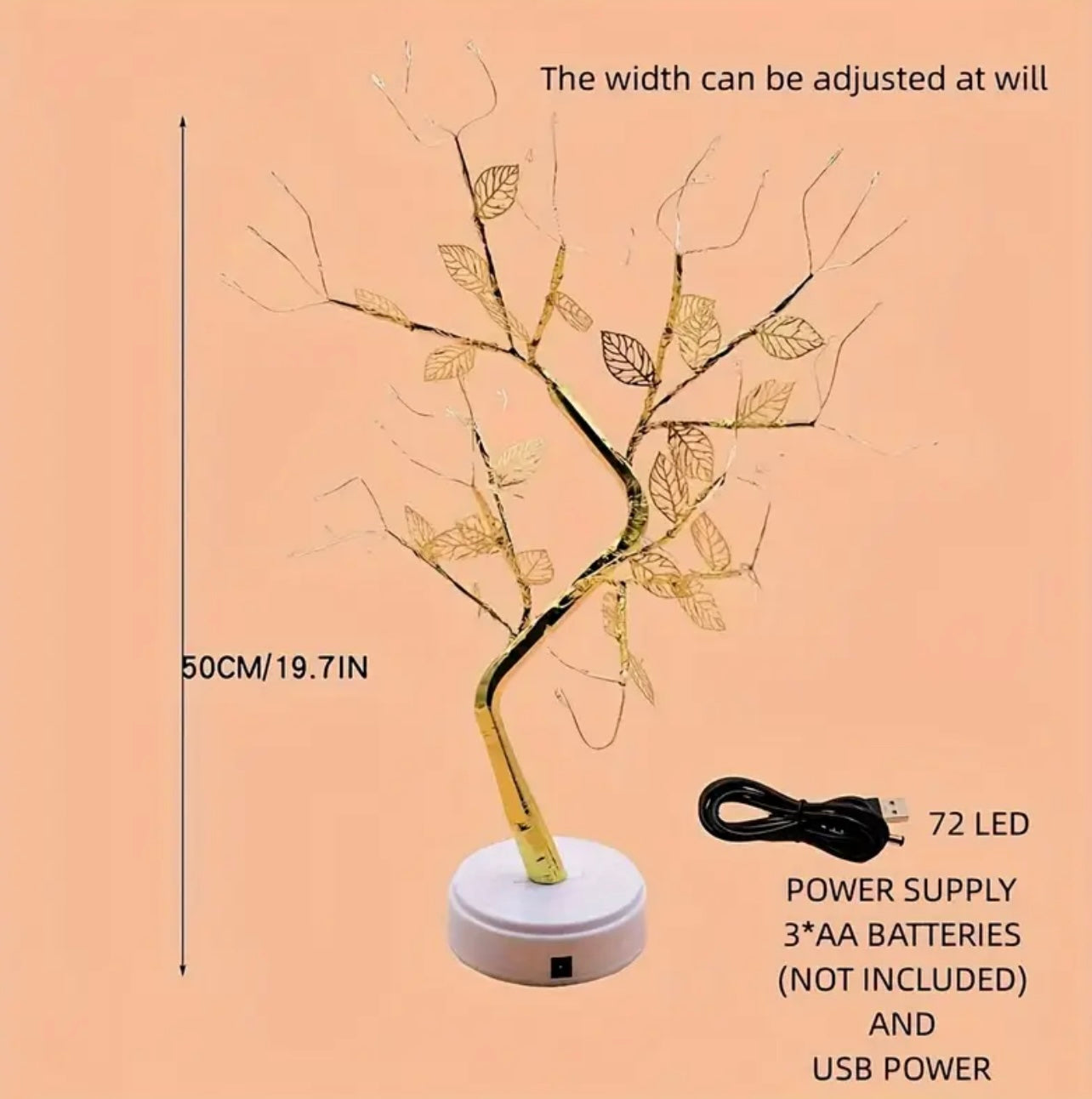GOLDEN TREE LAMP