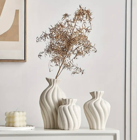 CERAMIC VASE 3PCS