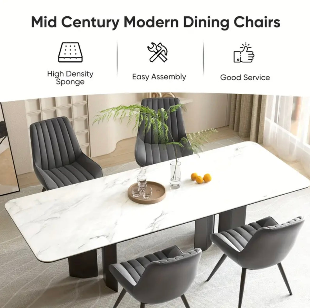 DINING CHAIRS SET OF 4