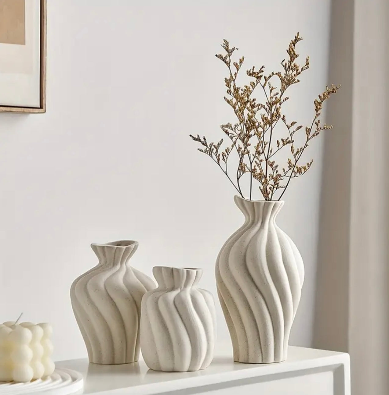 CERAMIC VASE 3PCS
